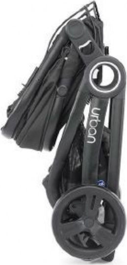 Chicco Urban Plus Adjustable 2 in 1 Baby Stroller Suitable for Newborn Black 10.5kg