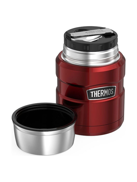 Thermos Lunchbox Isolierte Lunchbox Inox Red 470ml 1Stück