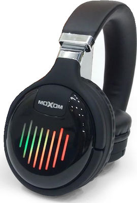 Moxom MX-WL14 Wireless/Wired Over Ear Headphones with 4 hours of Operation Blacα