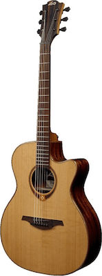 Lag Semi-Acoustic Guitar Tramontane T118ace Natural Cutaway Natural