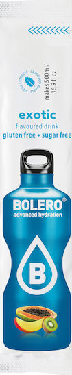 Bolero Juice Powder 500ml in Water Exotic Fruits Sugar Free 3gr 12pcs I001745