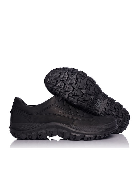 Fused Leder Herren Freizeitschuhe Schwarz