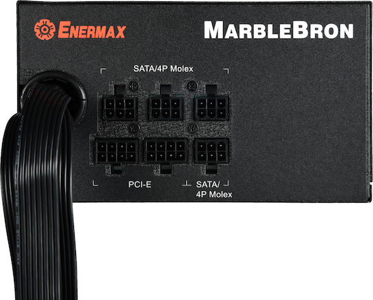 Enermax MarbleBron 650W Μαύρο Τροφοδοτικό Υπολογιστή Semi Modular 80 Plus Bronze