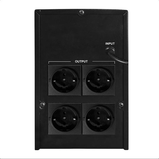 NOD U-1500 UPS Устройства (VI) Интерактивна Линия 1500VA 900W с 4 Schuko AC Гнезда