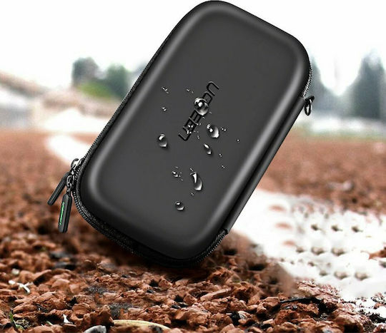 Ugreen Protective Case Shockproof Carrying Case for 2.5mm HDD or SSD Hard Disk with Space for Axisuar Black (40707)