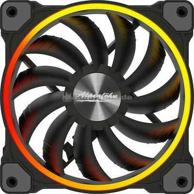 Alpenfoehn Wing Boost ARGB Case Fan 120mm με Σύνδεση 4-Pin PWM