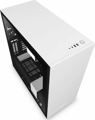 NZXT H710i RGB Gaming Midi Tower Κουτί Υπολογιστή με Πλαϊνό Παράθυρο Λευκό
