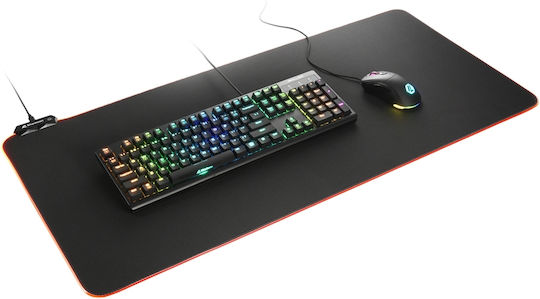 Sharkoon 1337 RGB V2 Gaming Mouse Pad XXL (900mm) με RGB Φωτισμό μέσω USB Μαύρο
