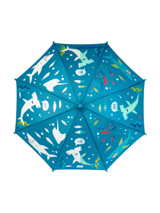 Stephen Joseph Kinderregenschirm Hai Blau 69cm