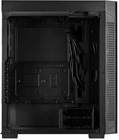Corsair 110R Gaming Midi Tower Κουτί Υπολογιστή με Πλαϊνό Παράθυρο Μαύρο