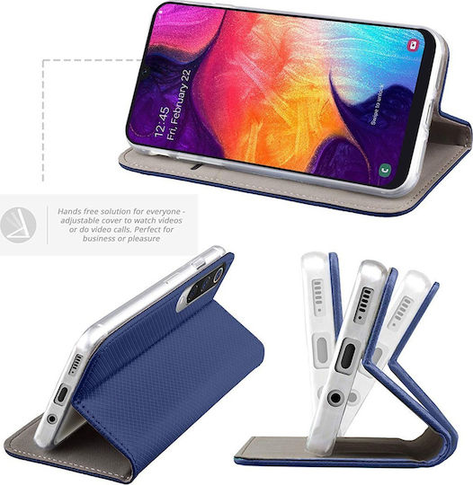 Smart Magnet Book Synthetic Leather Blue (Huawei Y7 2018/Y7 Prime 2018)