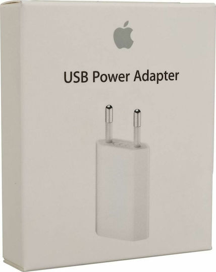 Apple Φορτιστής Χωρίς Καλώδιο με Θύρα USB-A 5W Λευκός (MD813ZM/A)