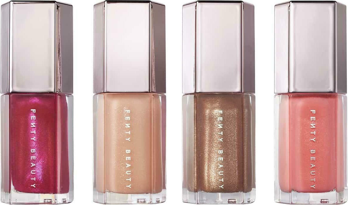 Fenty Beauty Holo'Daze Christmas Edition Mini Gloss Bomb Collection x4