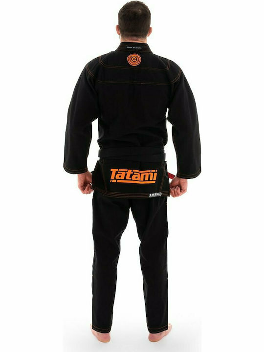 Tatami Fightwear Brazilian Estilo 6.0 Men's Brazilian Jiu Jitsu Uniform Black Black/Orange