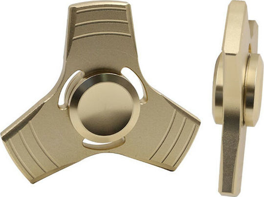 Fidget Spinner Wings Aluminium Three Leaves 3 minutes Metalic Auriu