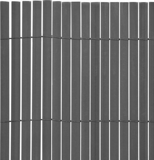 vidaXL Double-Sided Plastic Bamboo Fencing 90x500cm 43631