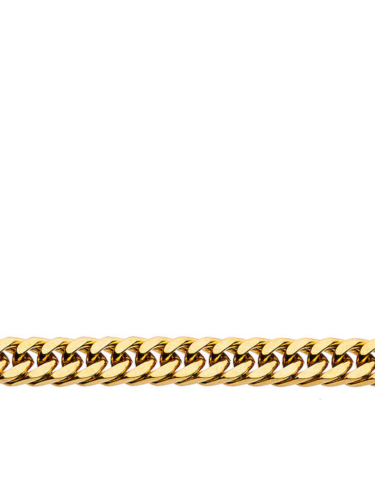 Oxzen 316L Gold Plated Steel Neck Chain Oxzen 316L Gold Plated Steel Neck Chain