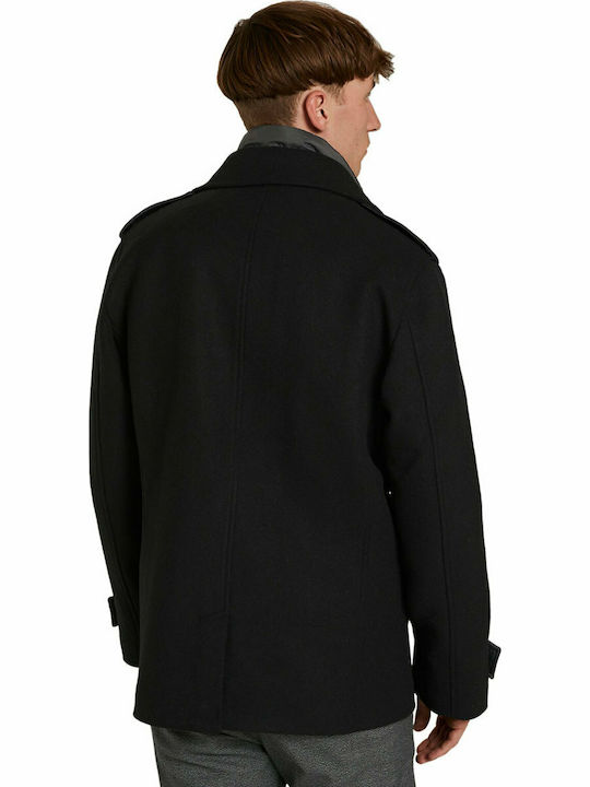 Tom Tailor Men's Peacoat Black