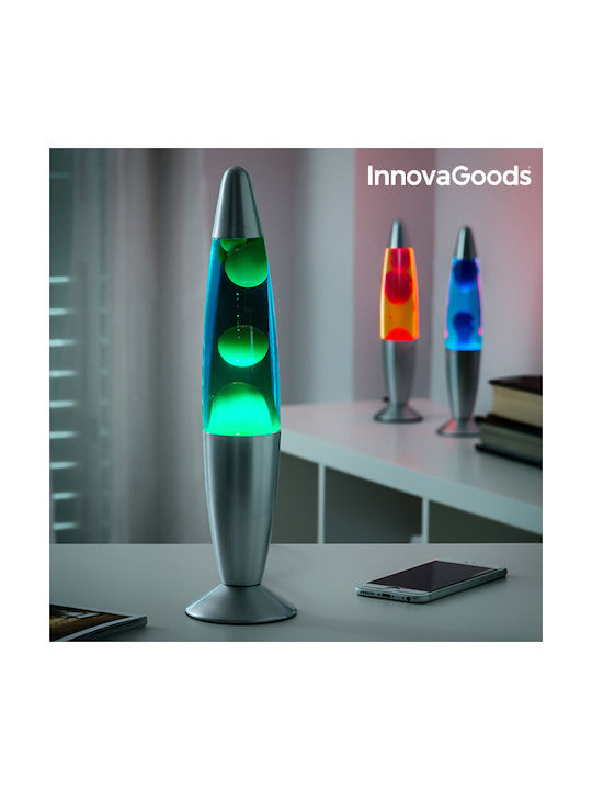 InnovaGoods Decorative Lamp Lava Lamp Blue