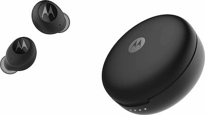 Motorola Vervebuds 250 Bluetooth Handsfree Earphones with Sweat Resistance and Charging Case Blacα