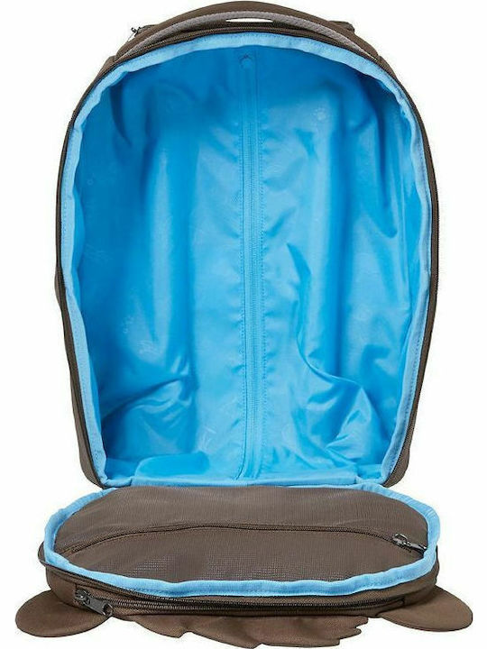 Affenzahn Monkey Valiză De Călătorie Pentru Copii De Cabină Din Material Textil Maro Cu 2 Roți Înălțime 40 Cm