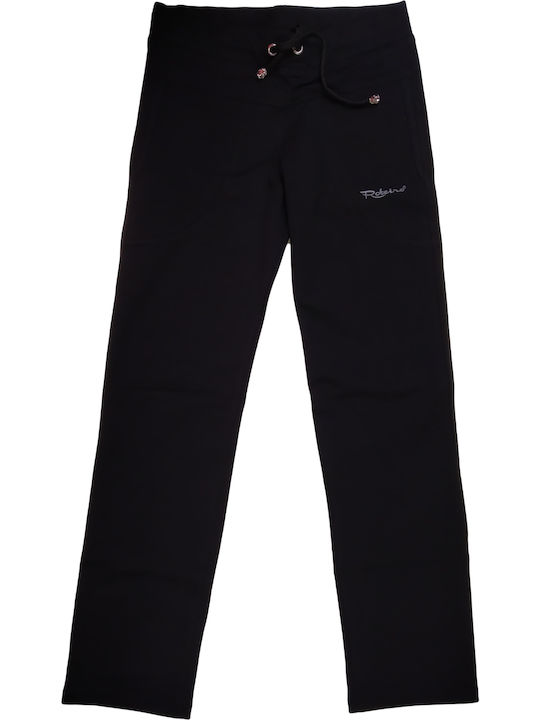 Damen-Sweatpants Schwarz