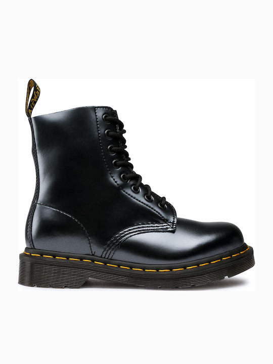 1460 Pascal Leather Black Boots