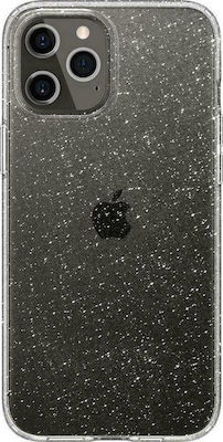 Spigen Liquid Crystal Glitter Silicone Back Cover Transparent (iPhone 12 / 12 Pro)