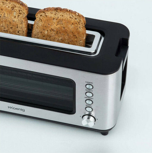 HKoenig Φρυγανιέρα 1 Θέσης 1200W Inox