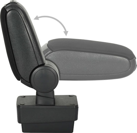 vidaXL Car Fabric Armrest for Skoda Fabia 2015 MK3 Black