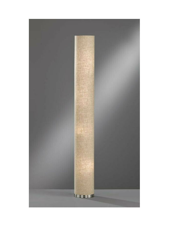 Fischer Honsel Thor Lampă de podea Î156xL19cm. cu Soclu pentru Bec E14 Bej