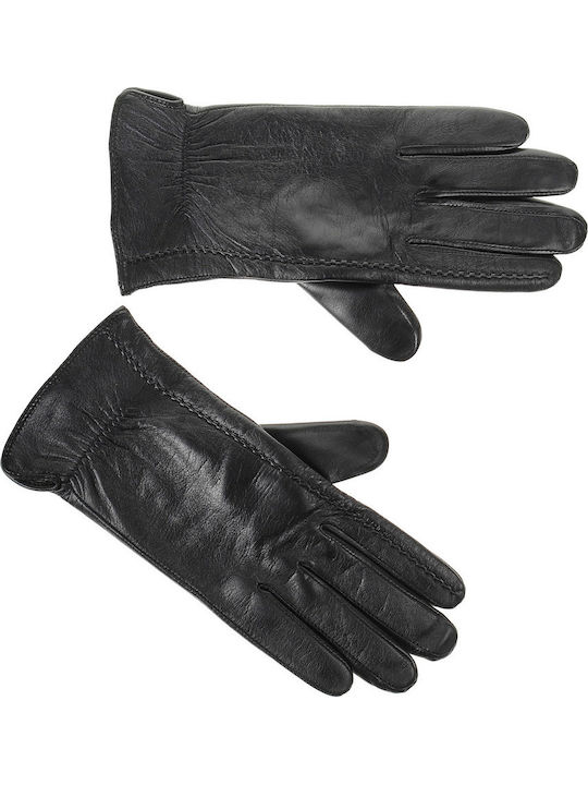Guy Laroche 98862 Μαύρα Γυναικεία Δερμάτινα Γάντια