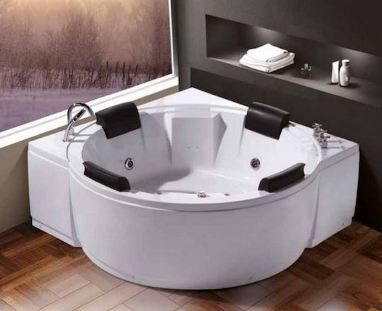Karag Libera Eckschwanne Acryl mit Hydrotherapie 165x165cm