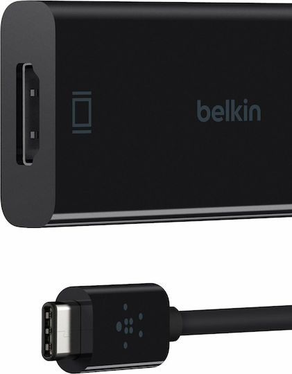 Belkin Convertor USB-C Masculin în HDMI Feminin 1 Bucată F2CU038btBLK