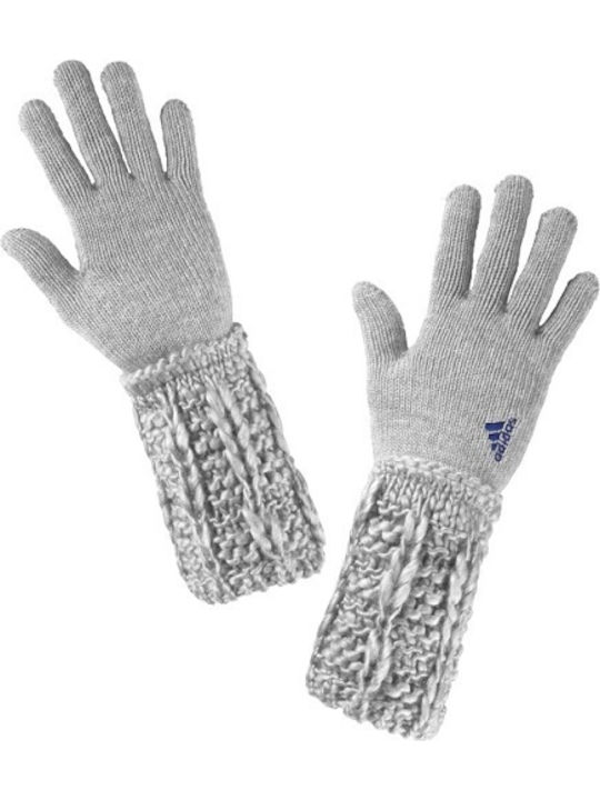 Adidas ClimaWarm Gray Wolle Handschuhe