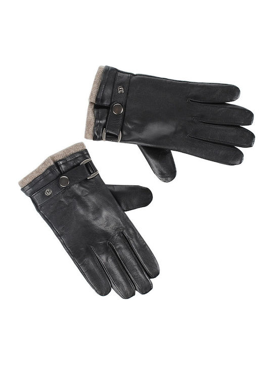 Men's Leather Gloves Black 98954