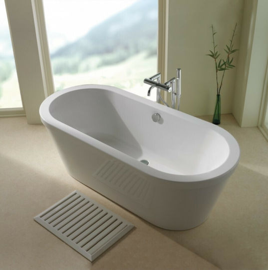 Carron Bathrooms Halcyon Oval CRN Μπανιέρα Ελεύθερης Τοποθέτησης Ακρυλική 175x80cm