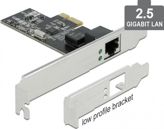 DeLock Ενσύρματη Κάρτα Δικτύου Gigabit (2.5Gbps) Ethernet PCI