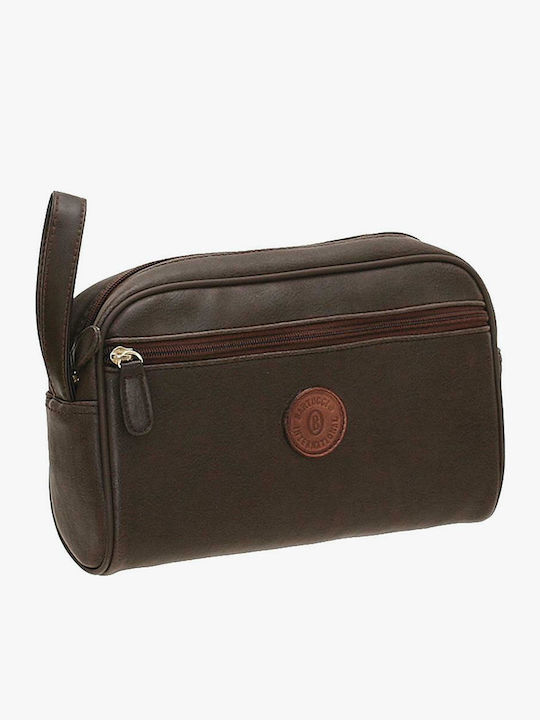 Bartuggi Herren Necessaire 118-430 in Braun Farbe 26cm 118-430-brown