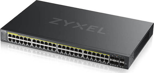 Zyxel GS2220-50HP Managed L2 PoE+ Switch with 44 Gigabit (1Gbps) Ethernet Ports and 6 SFP Ports