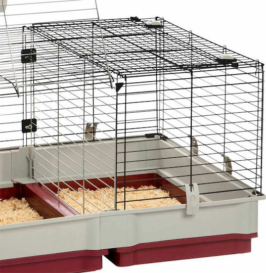 Ferplast Krolik Metallischer Käfig für Kaninchen 142cmx60cmx50cmcm.