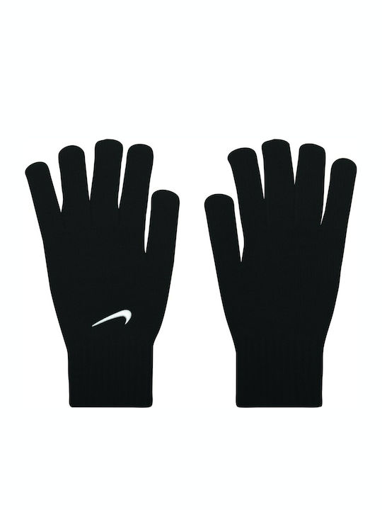Nike Swoosh Μαύρα Γυναικεία Πλεκτά Γάντια