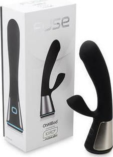 Kiiroo Ohmibod Fuse Вибратор Заек 7см Черен