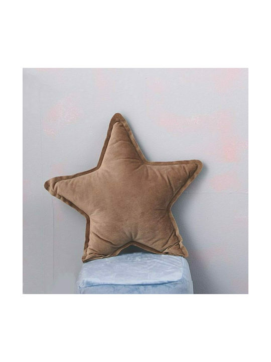 Palamaiki Crib Decorative Pillow Star Brown 43x43cm