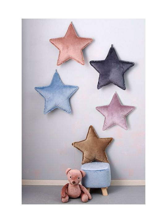 Palamaiki Crib Decorative Pillow Star Brown 43x43cm