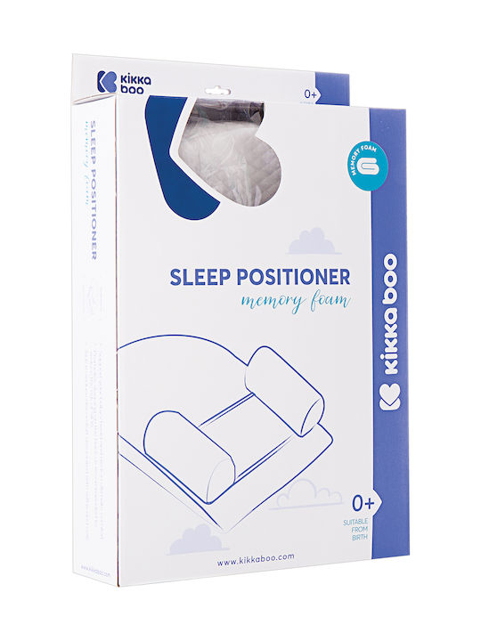 Kikka Boo Baby Bed Reducer Pillow Memory Foam Sleep Positioner Grey Velvet 51x36εκ.