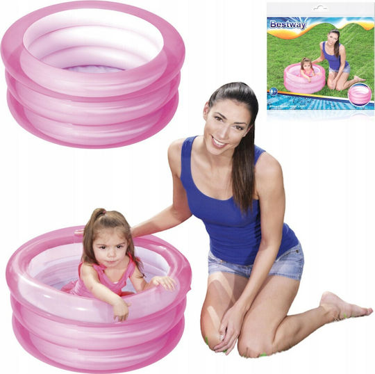 Bestway Kinder Rundes Schwimmbecken 43l Aufblasbar 70x30cm Rosa