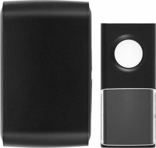 Emos Wireless Doorbell with 36 Ringtones and 150m Range IP44 Black