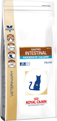 Royal Canin Veterinary Diet Gastro Intestinal Moderate Calorie Dry Food for Adult Cats with Sensitive Digestive System with Poultry 2kg