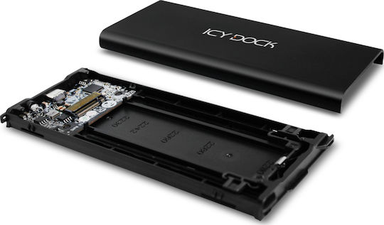 Icy Dock ICYNano Θήκη για Σκληρό Δίσκο M.2 PCI Express NVME με σύνδεση USB 3.2 Type-C